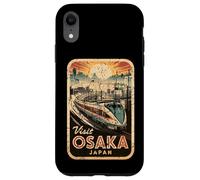Carcasa para iPhone XR Retro Osaka Japón Tren Viaje Vintage Recuerdo Japonés