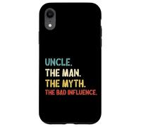 Carcasa para iPhone XR Retro Vintage Uncle The Man The Myth The Bad Influence