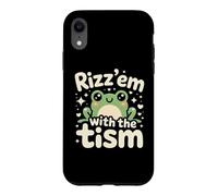 Carcasa para iPhone XR Rizz Em' with The Tism Awesome Autism Aware Charming Teas