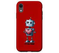 Carcasa para iPhone XR Robot with a Big Heart, Graphic