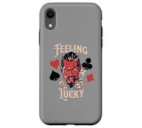 Carcasa para iPhone XR Rockabilly Feeling Lucky Devil Dice 50 Retro Vintage Casino
