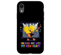 Carcasa para iPhone XR Rocking out with My New Heart Design - Lindo corazón de Guitarra