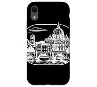 Carcasa para iPhone XR Roma, la Ciudad eterna. Silueta Decorativa.