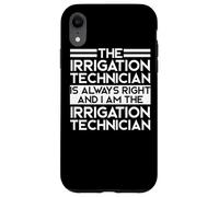 Carcasa para iPhone XR Ropa de técnico de riego - Diseño Divertido de técnicos