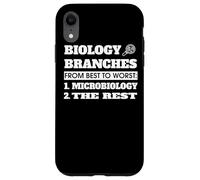 Carcasa para iPhone XR Ropa Divertida de microbiología: el Mejor diseño de microbiólogos