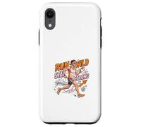 Carcasa para iPhone XR Run Wild Stay Strong Running Motivación Diseño