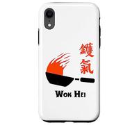 Carcasa para iPhone XR Sabores de Wok Hei Funny Chinese Wok Cocinar Arroz Frito