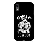 Carcasa para iPhone XR Saddle Up Cowboy - Divertido Dicho Orgullo Gay Queer LGBTQ+Gay