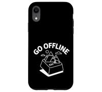 Carcasa para iPhone XR Salir Offline Camping Senderismo