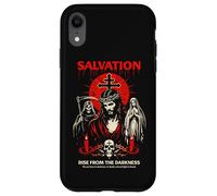 Carcasa para iPhone XR Salvación Oscuridad Gótico Jesús Oscuro Gótico Cristiano