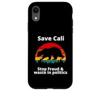 Carcasa para iPhone XR Salvar a Cali, Detener el fraude y el derroche en la política