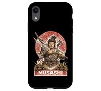 Carcasa para iPhone XR Samurai Warrior Musashi, Luchador de Espadas japonés