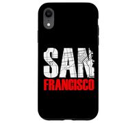 Carcasa para iPhone XR San Francisco California Graphic Map T-Shirt, San Francisco