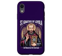 Carcasa para iPhone XR San Ignacio Loyola Ad Maiorem Dei Gloriam Jesuita católico