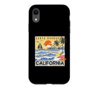 Carcasa para iPhone XR Santa Bárbara Sol Y Océano Paraíso Vintage California Surf