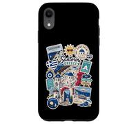 Carcasa para iPhone XR Santorini Grecia Isla Griega Viaje Isla Griega Recuerdo