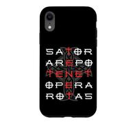 Carcasa para iPhone XR Sator Arepo Tenet Opera Rotas Christian Symbol