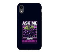 Carcasa para iPhone XR Saúco Pregúntame Acerca De Herbolario Retro Divertido Foraging