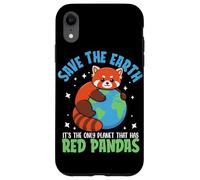 Carcasa para iPhone XR Save The Earth Es el único Planeta Que Tiene Pandas Rojos