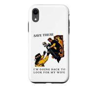 Carcasa para iPhone XR Save These I'm Going Back To Look For My Wife Golfer Humor