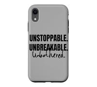 Carcasa para iPhone XR SÉ IMPARABLE, IRROMPIBLE, SIN MOLESTIAS