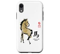 Carcasa para iPhone XR Sello Pintura AÑO del Caballo Animal Chino Zodiaco