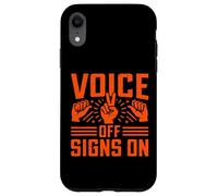 Carcasa para iPhone XR Señales de Voz en lenguaje de señas