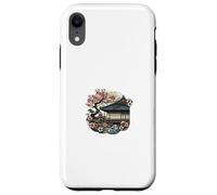 Carcasa para iPhone XR Serene Tea House - Gráfico Tradicional de Cultura Japonesa - S26
