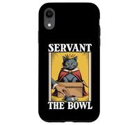 Carcasa para iPhone XR Servant The Bowl Cat In Box - Cuenco de Comida con diseño de Gato Divertido
