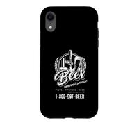 Carcasa para iPhone XR Servicio de extracción de Cerveza Sin Trabajo Demasiado Grande o pequeño Día del Padre
