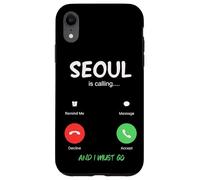 Carcasa para iPhone XR Seúl está Llamando y Debo IR a Corea del Sur Viajando