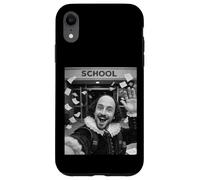 Carcasa para iPhone XR Shakespeare Último Día De Escuela Vacaciones De Verano Divertido Selfie