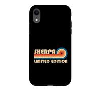 Carcasa para iPhone XR Sherpa Surname Retro Vintage 80s 90s Birthday Reunion