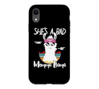 Carcasa para iPhone XR She's a Bad Momma Llama - Mama Funny - Vintage Mom Gift