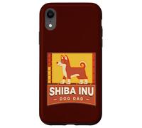 Carcasa para iPhone XR Shiba Inu Dog Dad Fun Colorido Retro