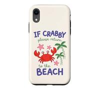 Carcasa para iPhone XR Si está malhumorado, regrese a la Playa | Spring Break Kidcore