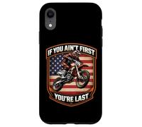 Carcasa para iPhone XR Si no Eres el Primero Eres el último Dirtbike Motocross Americano