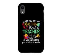 Carcasa para iPhone XR Si Puedes Leer Esto, agradece a un Maestro y EF Youu Kan Rid