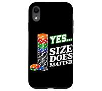 Carcasa para iPhone XR Sí Tamaño Importa Funny Poker Chips Casino Juego