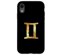 Carcasa para iPhone XR Signo Zodiacal Géminis (Amarillo Vintage) Géminis