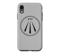 Carcasa para iPhone XR SÍMBOLO AWEN SÍMBOLO DRUIDA DRUIDISMO MITOLOGÍA Celta