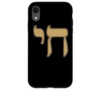 Carcasa para iPhone XR SÍMBOLO Hebreo Chai SÍMBOLO JUDÍO para Vivir