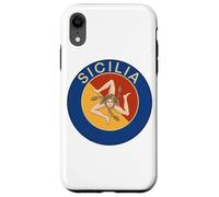 Carcasa para iPhone XR Símbolo Vintage Sicilia Trinacria Patrimonio Siciliano