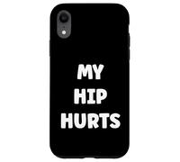 Carcasa para iPhone XR Simple Funny Gym Workout Quote My Leg Hurts