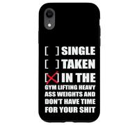 Carcasa para iPhone XR Single? I'm in The Gym Lifting Heavy Weights ...