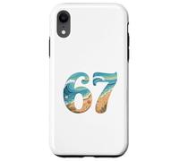Carcasa para iPhone XR Six SSix Seven Beach Summer Waves Diversión Niñas Niños Hombres