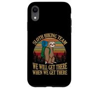 Carcasa para iPhone XR Sloth Hiking Team We Will Get There When We Get There Shirt