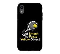 Carcasa para iPhone XR Smash The Yellow Object Jugador de Tenis