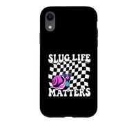 Carcasa para iPhone XR Snail Slug Retro Humorous Graphic Slug Life Matters