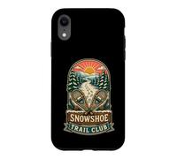 Carcasa para iPhone XR Snowshoe Trail Club Raquetas Senderismo Invernal
